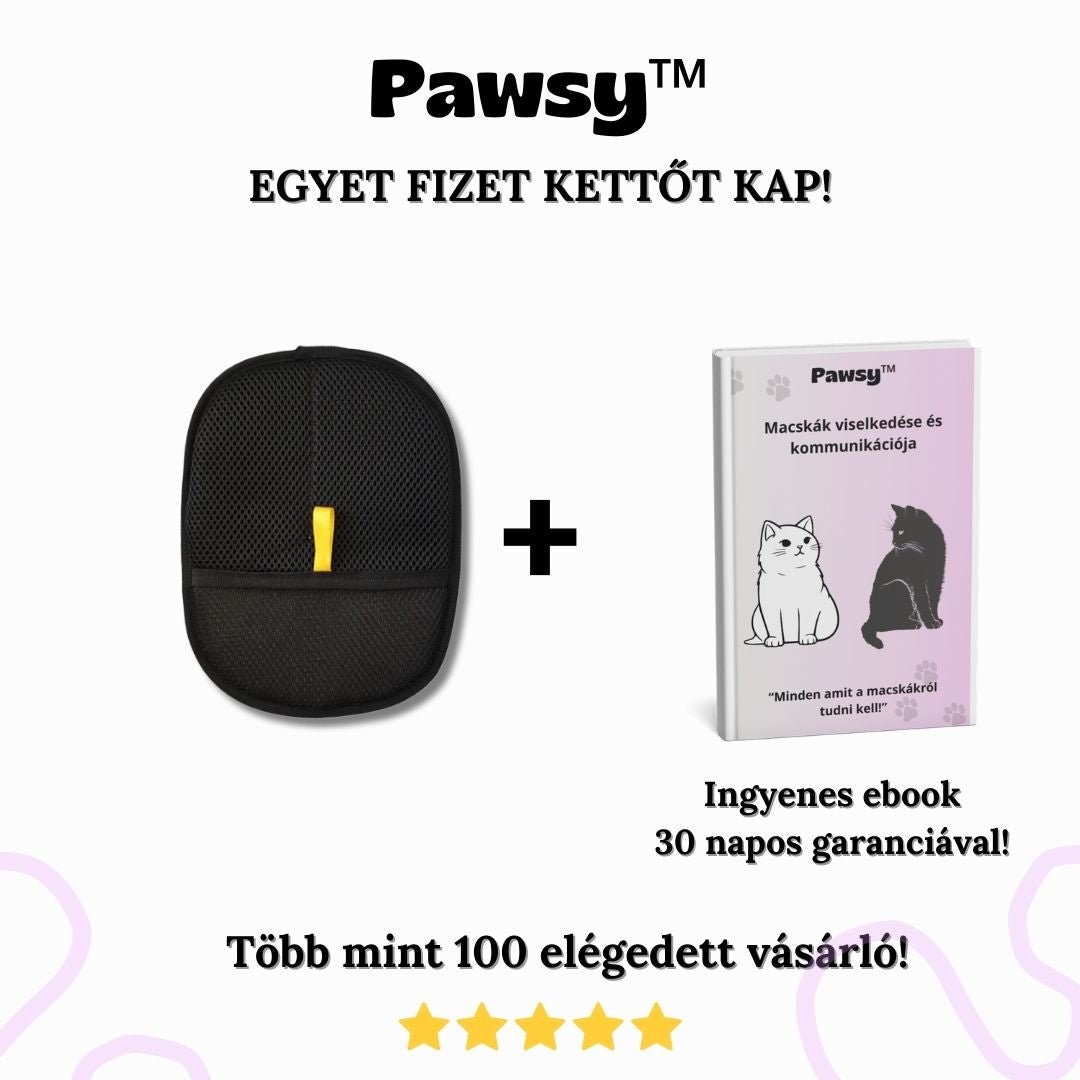 Pawsy szőrtelenítő kesztyű - Pawsy